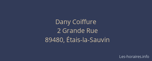 Dany Coiffure