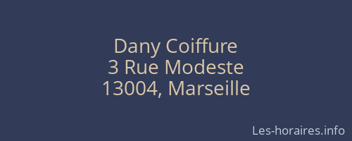 Dany Coiffure