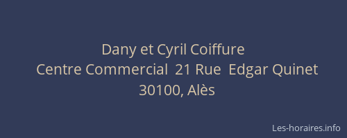 Dany et Cyril Coiffure