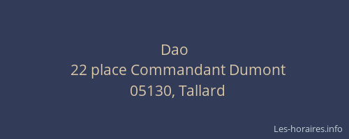Dao