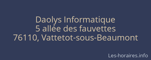Daolys Informatique