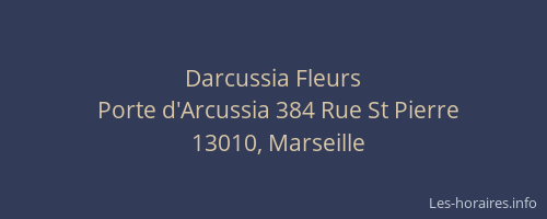 Darcussia Fleurs