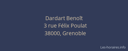 Dardart Benoît