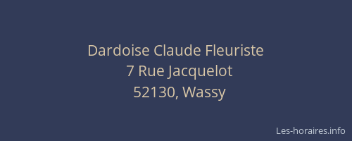 Dardoise Claude Fleuriste
