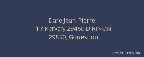 Dare Jean-Pierre