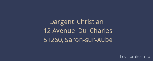 Dargent  Christian