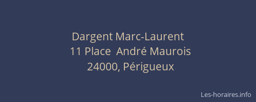 Dargent Marc-Laurent