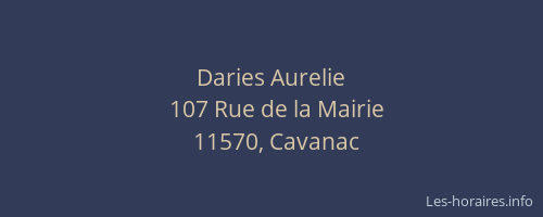 Daries Aurelie