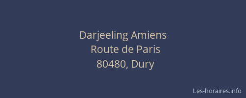 Darjeeling Amiens