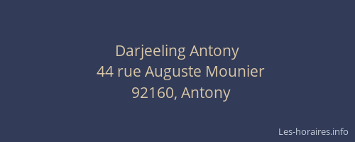 Darjeeling Antony