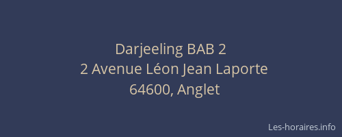 Darjeeling BAB 2