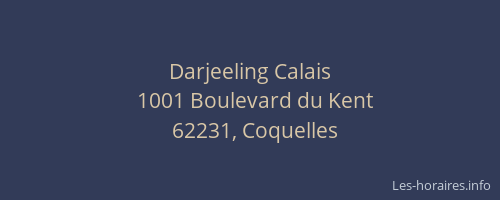Darjeeling Calais
