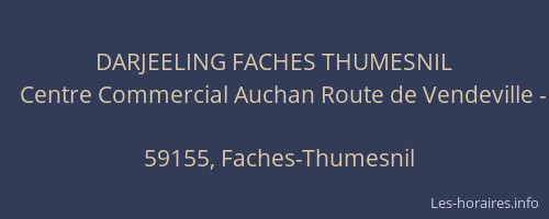 DARJEELING FACHES THUMESNIL