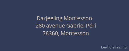 Darjeeling Montesson