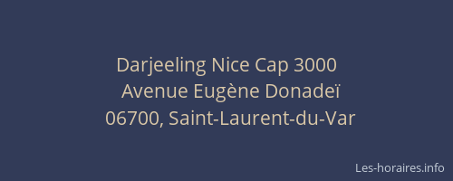 Darjeeling Nice Cap 3000