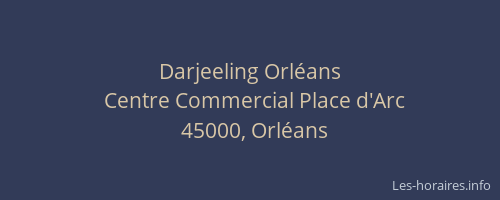 Darjeeling Orléans