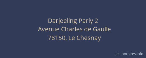 Darjeeling Parly 2