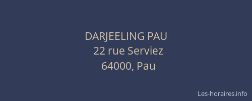 DARJEELING PAU