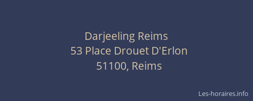 Darjeeling Reims
