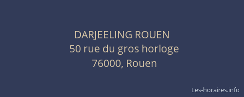 DARJEELING ROUEN
