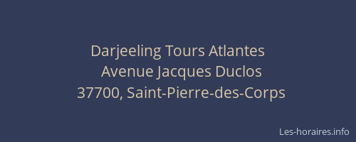 Darjeeling Tours Atlantes
