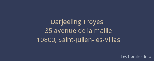 Darjeeling Troyes