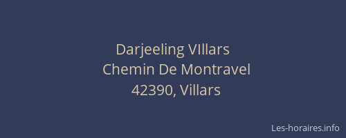 Darjeeling VIllars