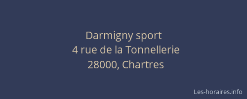 Darmigny sport