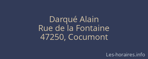 Darqué Alain