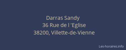 Darras Sandy