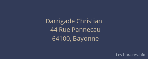 Darrigade Christian