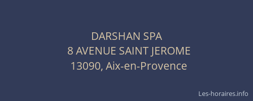 DARSHAN SPA