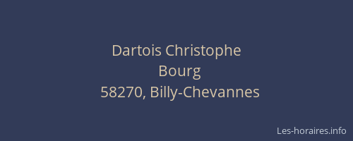 Dartois Christophe