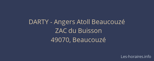 DARTY - Angers Atoll Beaucouzé
