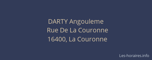 DARTY Angouleme