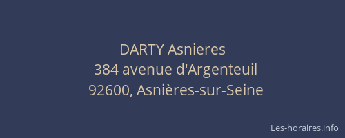 DARTY Asnieres