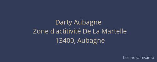 Darty Aubagne