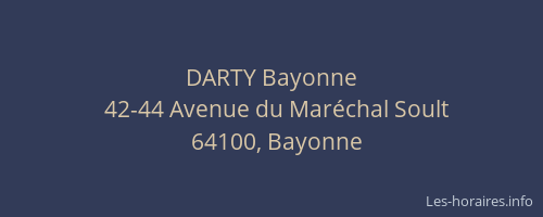DARTY Bayonne