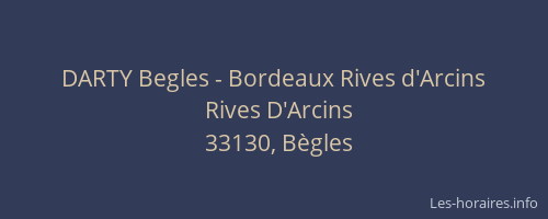DARTY Begles - Bordeaux Rives d'Arcins