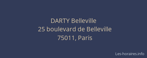 DARTY Belleville