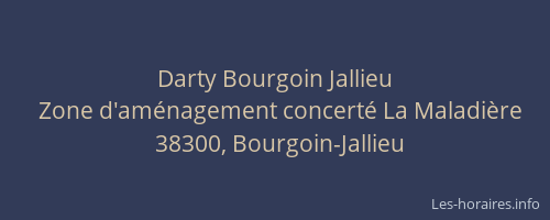 Darty Bourgoin Jallieu