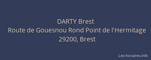 DARTY Brest