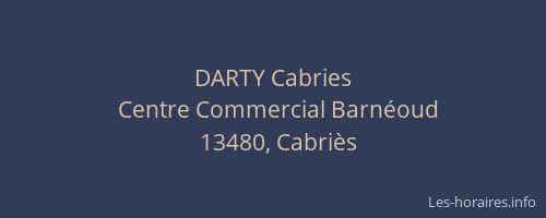 DARTY Cabries