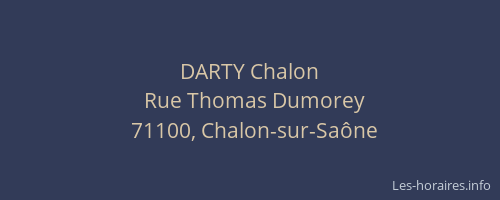 DARTY Chalon