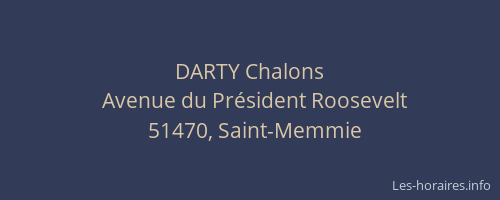 DARTY Chalons
