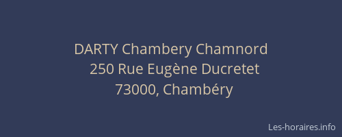 DARTY Chambery Chamnord