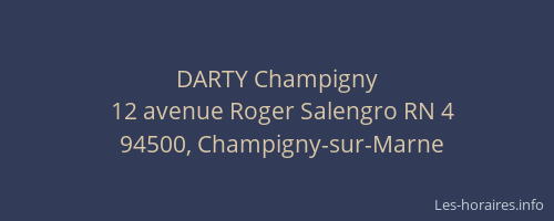 DARTY Champigny