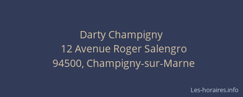 Darty Champigny