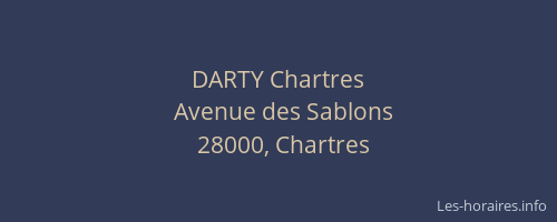 DARTY Chartres