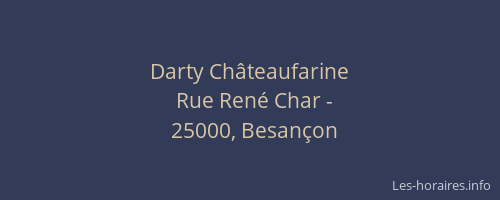 Darty Châteaufarine